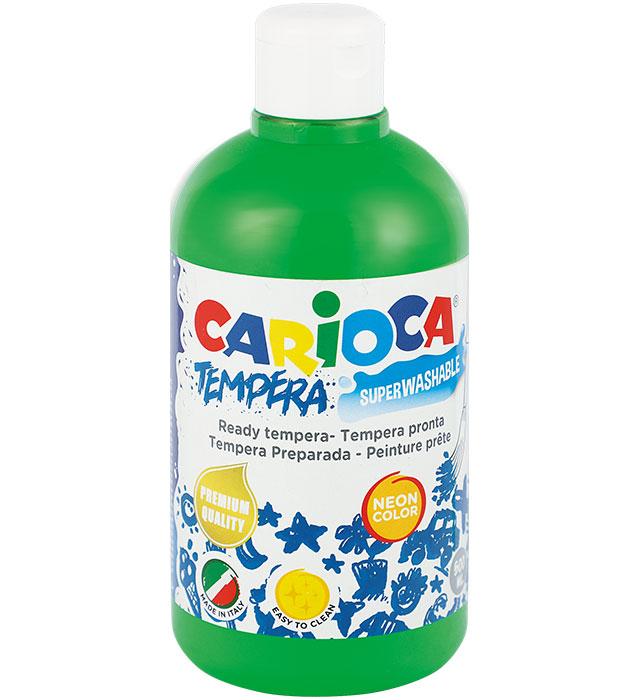 FARBA TEMPERA 500ML NEON ZIELONY CARIOCA