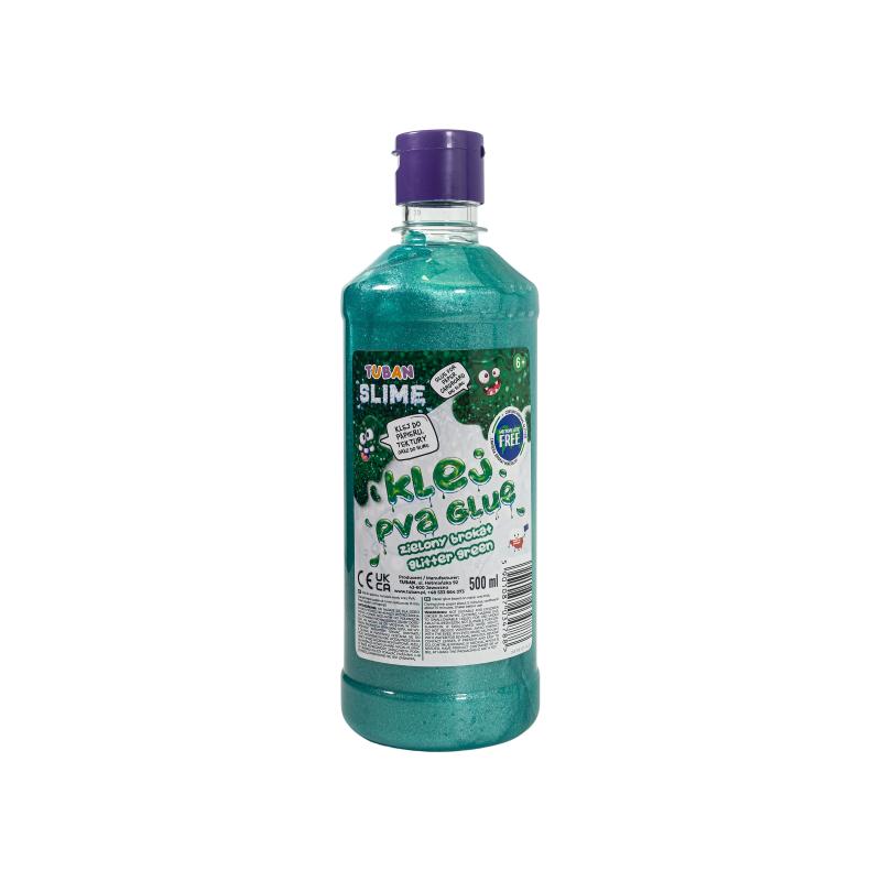 KLEJ PVA BROKATOWY ZIELONY 500ML