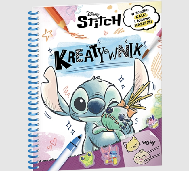 KSIĄŻECZKA DISNEY STITCH. KREATYWNIK