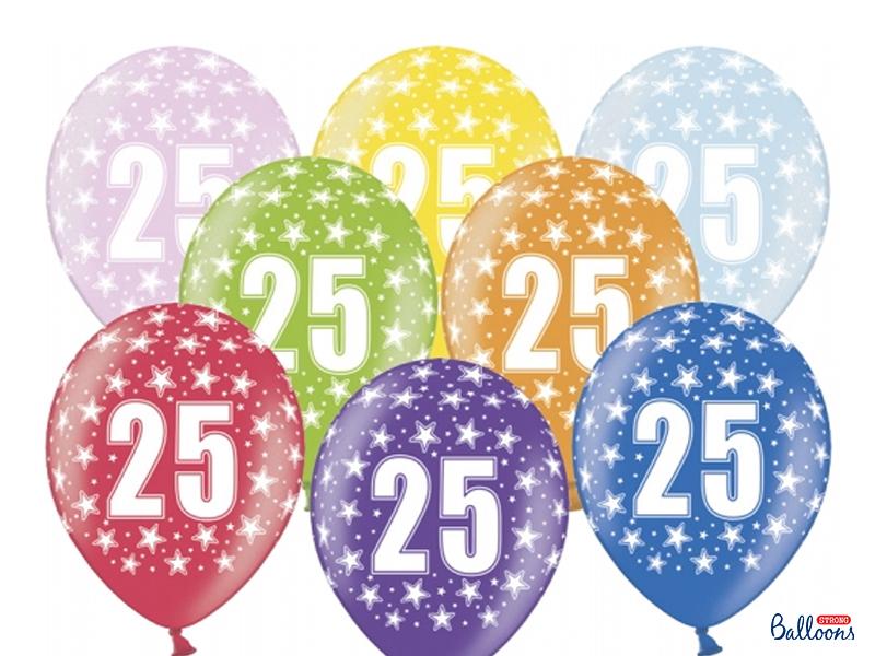 BALONY 25TH BIRTHDAY METALLIC MIX