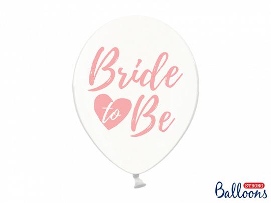 BALONY BRIDE TO BE CRYSTAL CLEAR 30CM