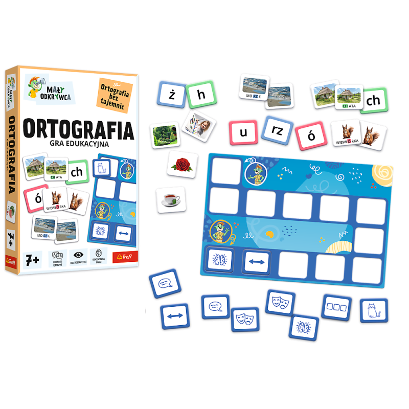 GRA TREFL ORTOGRAFIA MAŁY ODKRYWCA