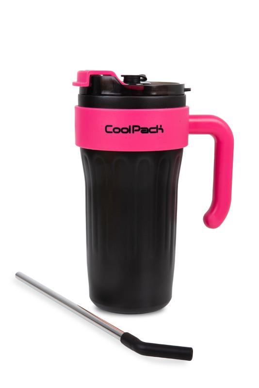 KUBEK TERMICZNY CP COFFEE MUG - JUMBO - 860 ml - PINK BLACK