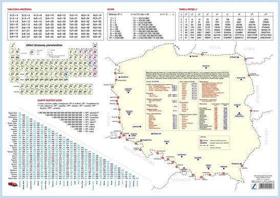 MAPA PODKŁAD POLSKA ADMINIST.KRESKA