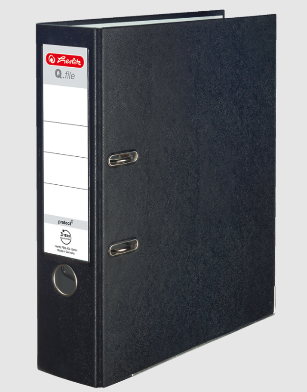 SEGREGATOR A4/8 HERLITZ PP CZARNY Q.FILE
