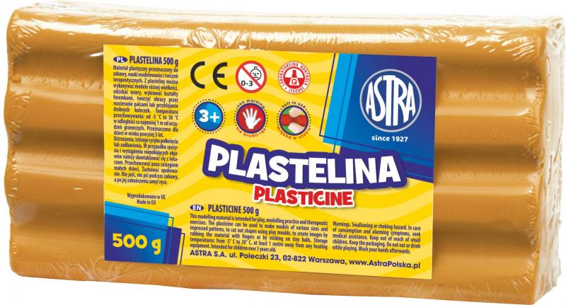 PLASTELINA ASTRA 500G POMARAŃCZOWA