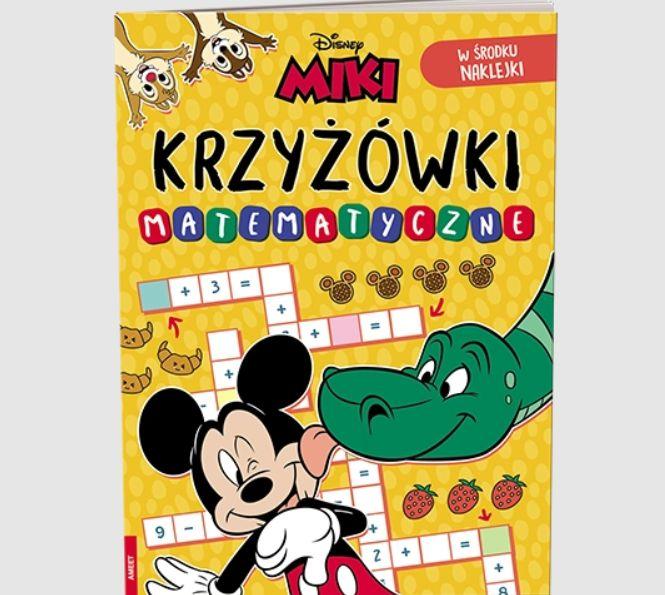 KSIĄŻECZKA DISNEY MIKI. KRZYŻÓWKI MATEMATYCZNE BANER
