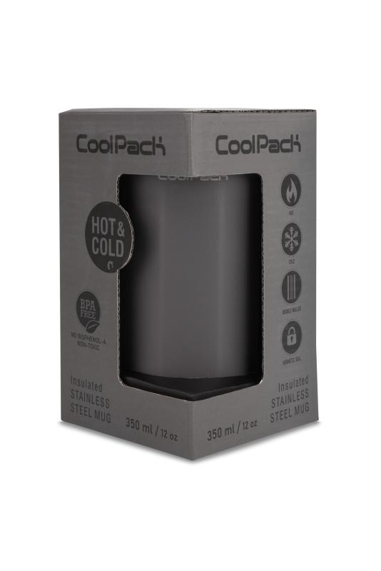 KUBEK TERMICZNY, CP COFFEE MUG - TOM - 350 ml - DARK GREY