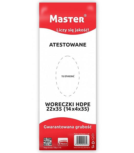 WORECZKI ŚNIADANIOWE HDPE 14/4X35CM ATESTOWANE MASTER S184 22/35