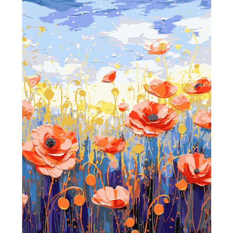 MALOWANIE PO NUMERACH PODOBRAZIE 40X50 CM NIKI4 MAKI