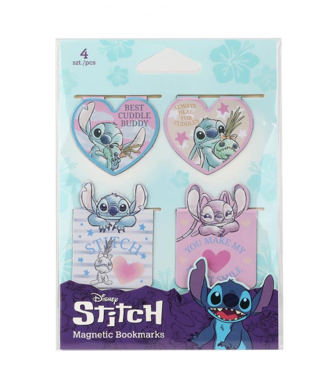 ZAKŁADKI MAGNETYCZNE 4 SZT. MIX - WZÓR 1 DISNEY FASHION STITCH