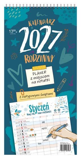 KALENDARZ PASKOWY RODZINNY PLANER AREX
