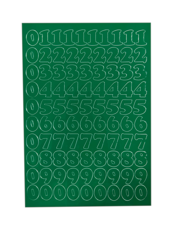 CYFRY SAMOP.2 CM ZIELONE