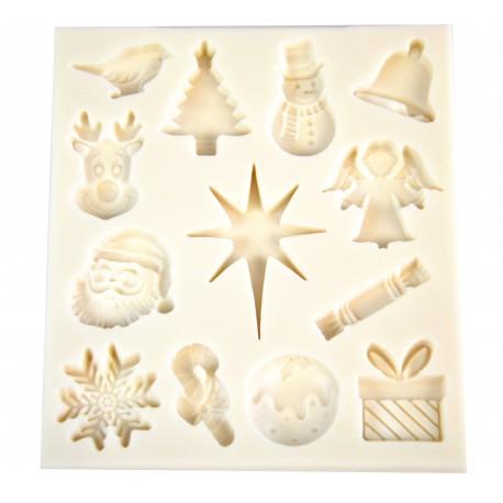 FOREMKA SILIKONOWA 12X10,5CM BOŻE NARODZENIE 13CZ #ŚWIĘTA