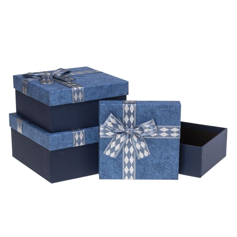 ZESTAW PUDEŁEK PUG-24256-KW BLUE SET 3 PCS