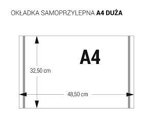 OKŁADKA A4 DUŻA PODRUK SAMOPRZYLEPNA A'25