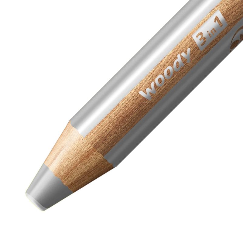 KREDKA STABILO WOODY SREBRNA