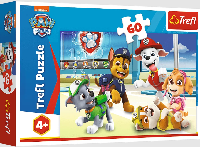 PUZZLE 60 TREFL W ŚWIECIE PIESKÓW PSI PATROL