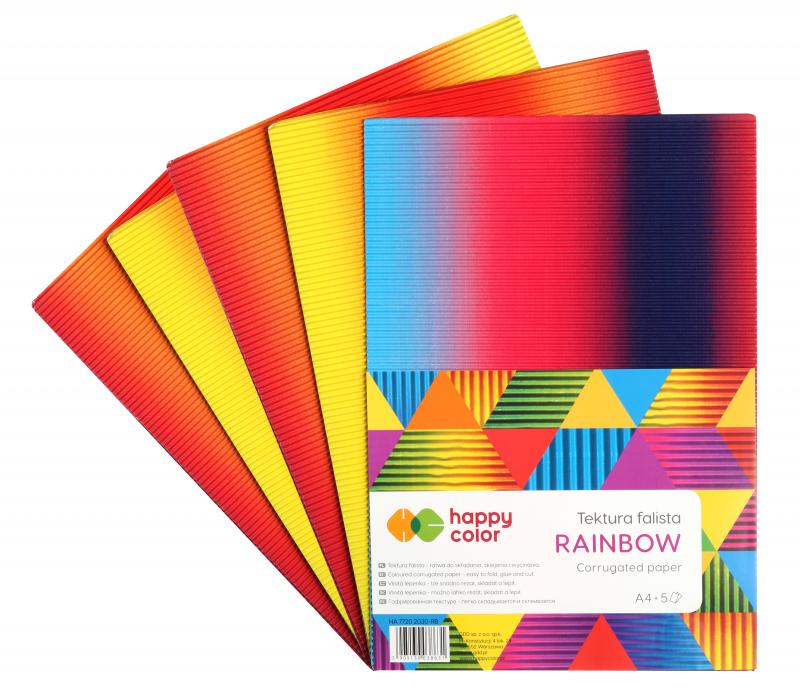 TEKTURA FALISTA RAINBOW A4/5 GDD