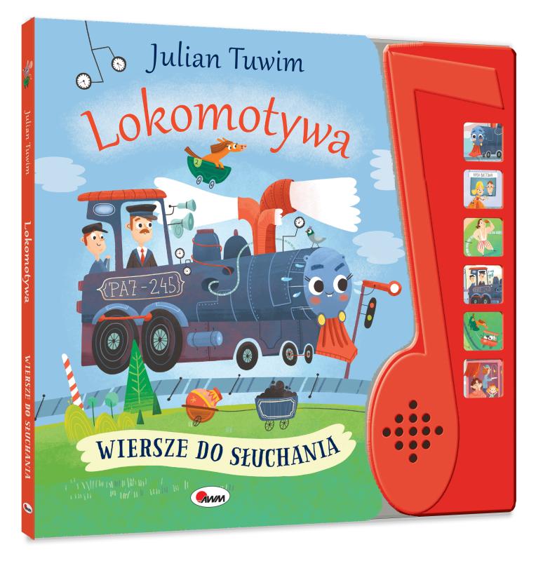 KSIĄŻECZKA WIERSZE DO SŁUCHANIA LOKOMOTYWA