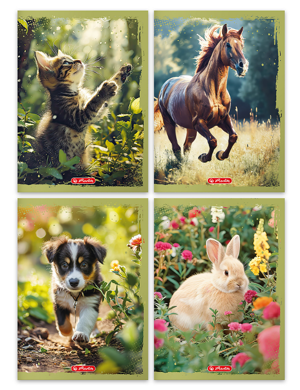 ZESZYT A4/32 # HERLITZ ANIMALS 70G