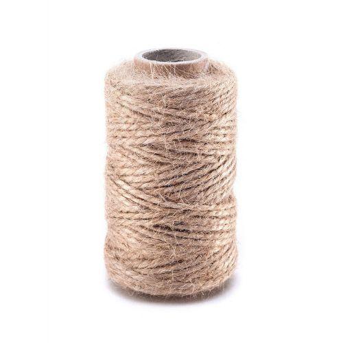 SZNUREK JUTOWY NATURALNY 2MM 100G