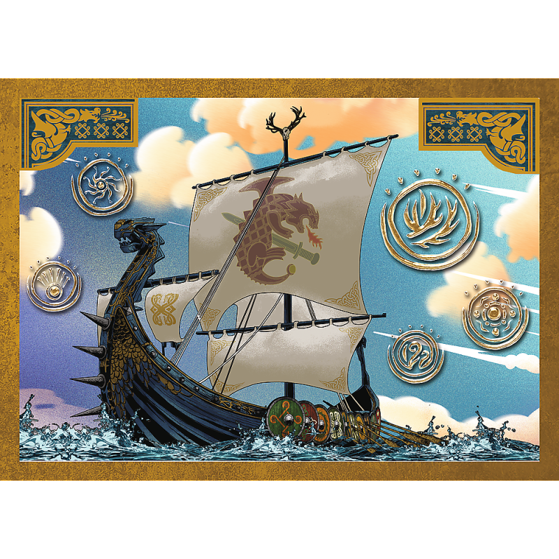PUZZLE 4W1 TREFL SMOCZE DNI