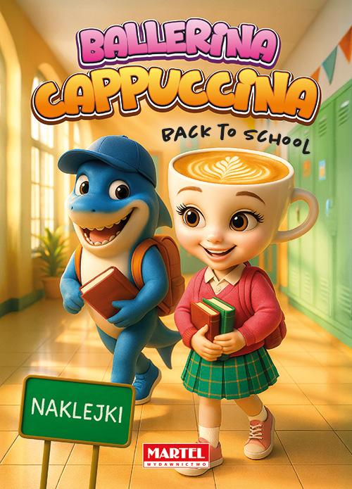 KSIĄŻECZKA BALLERINA CAPPUCINA BACK TO SCHOOL Z NAKLEJKAMI