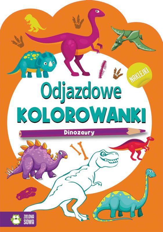 KSIĄŻECZKA ODJAZDOWE KOLOROWANKI.DINOZAURY