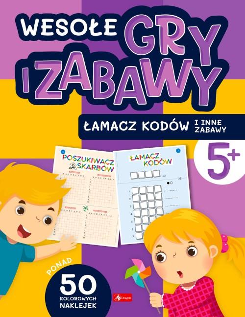 KSIĄŻECZKA WESOŁE GRY I ZABAWY.ŁAMACZ KODÓW I INNE ZABAWY
