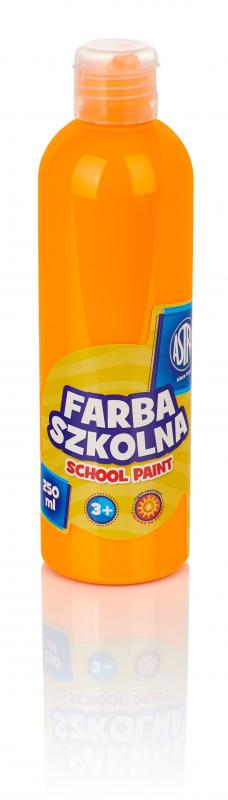 FARBA SZKOLNA ASTRA 250ML FLUORESCENCYJNA POMARAŃCZOWA