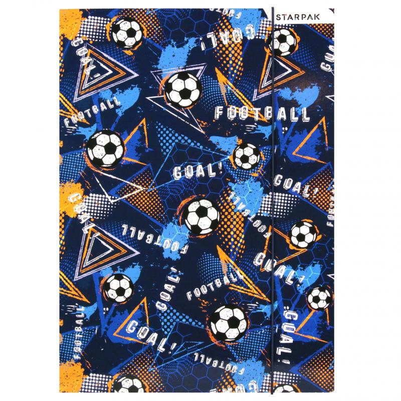 TECZKA Z GUMKĄ A4 FOOTBALL STK FOL10 100