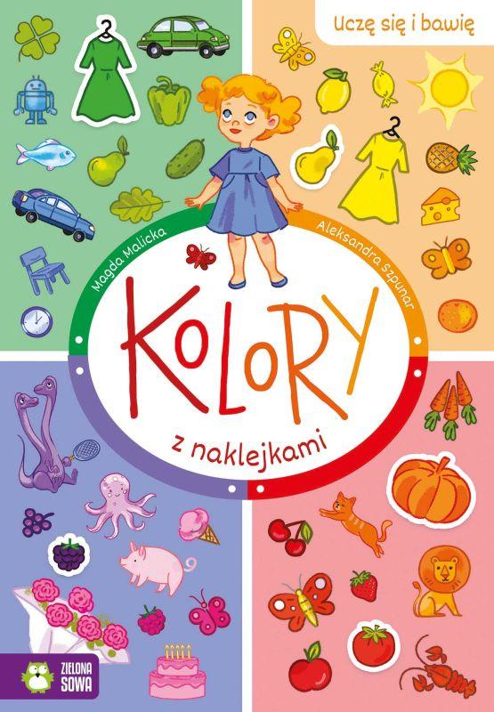 KSIĄŻECZKA UCZĘ SIĘ I BAWIĘ.KOLORY Z NAKLEJKAMI