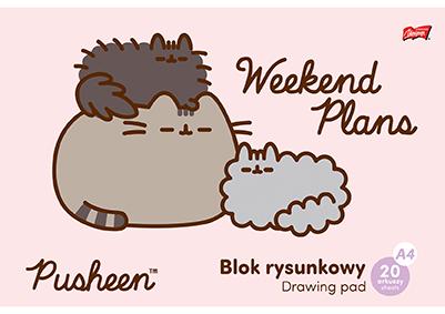 BLOK RYSUNKOWY A4/20 PUSHEEN