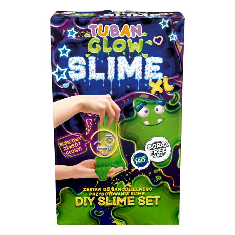 ZESTAW SUPER SLIME XL-ŚWIECĄCY W CIEMNOŚCI TUBAN
