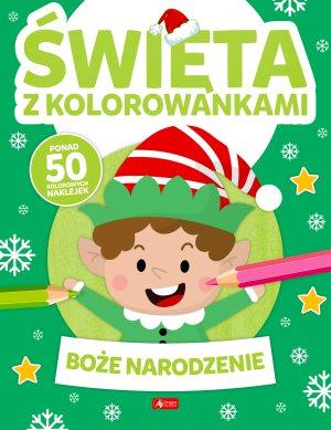 KSIĄŻECZKA ŚWIĘTA Z KOLOROWANKAMI BOŻE NARODZENIE FABULO #ŚWIĘTA