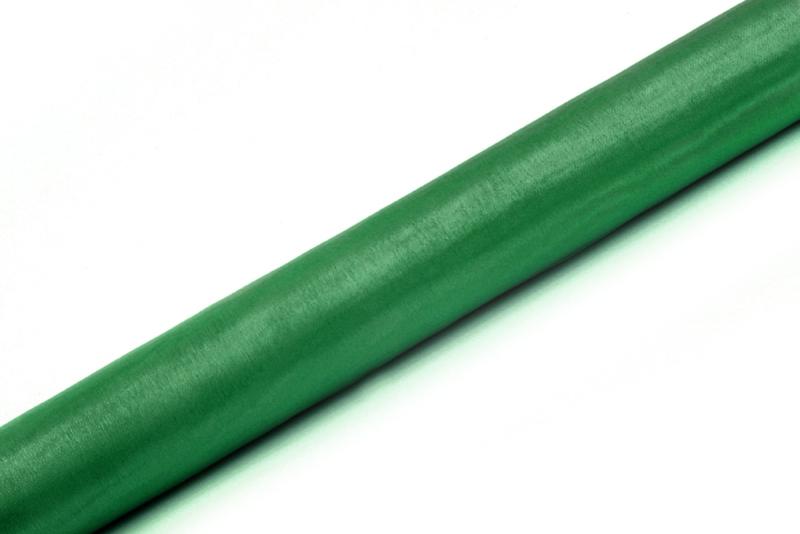 ORGANZA GŁADKA SZMARAGDOWA 0,36X9M
