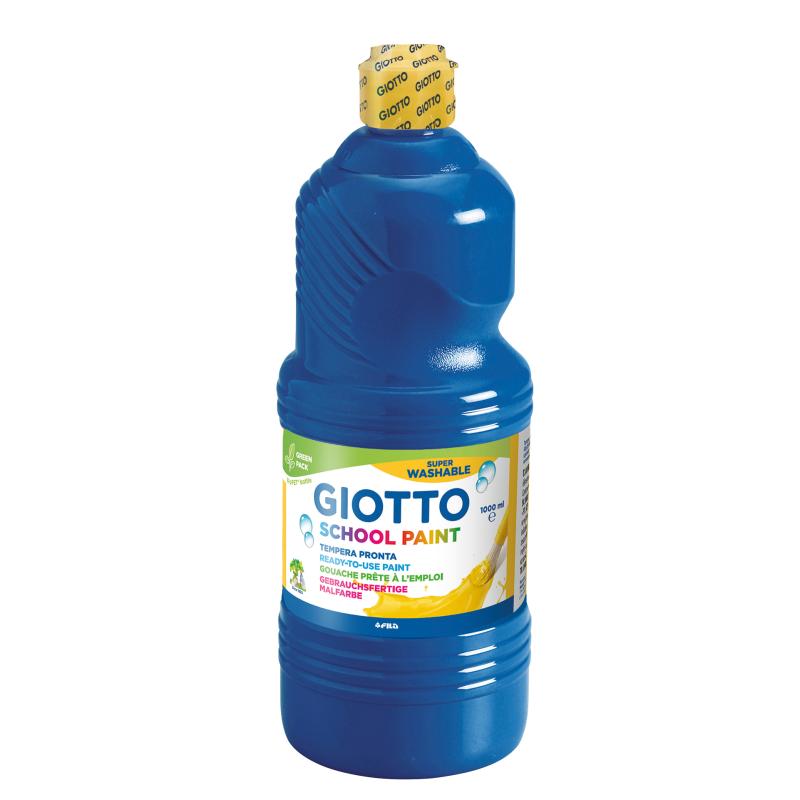 GIOTTO SCHOOL PAINT 1L ULTRAMARINE BLUE