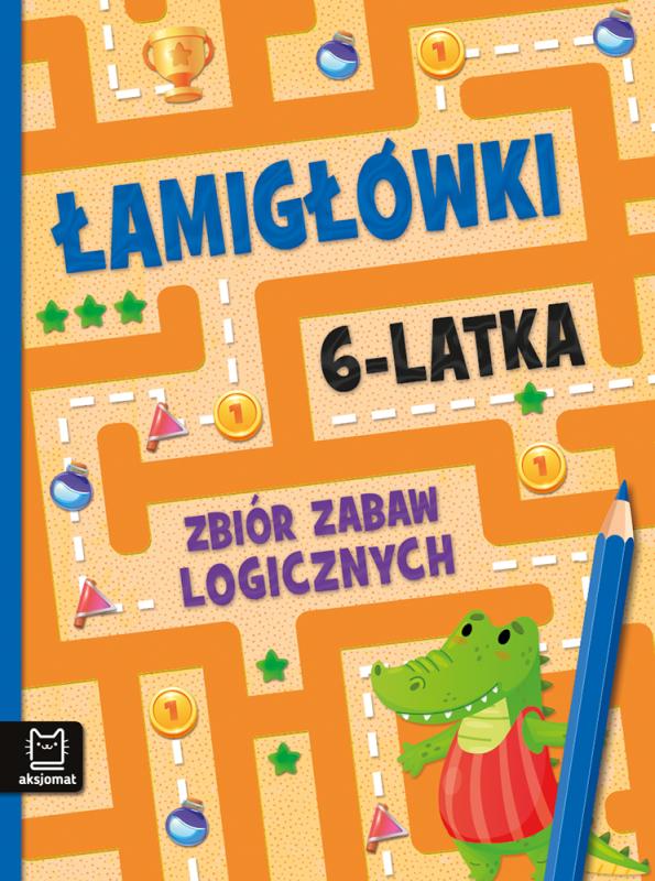 KSIĄŻECZKA ŁAMIGŁÓWKI 6-TKA ZBIÓR ZABAW LOGICZNYCH