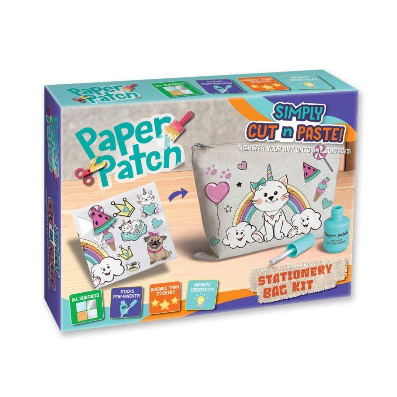 ZESTAW KREATYWNY DO DECOUPAGE PAPER PATCH SASZETKA Z KOTKIEM STRIGO