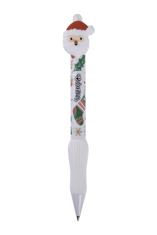 DŁUGOPIS PATIO WYMAZYWALNY XMAS A/36 AUTOMATYCZNY GRIP COLORINO #ŚWIĘTA