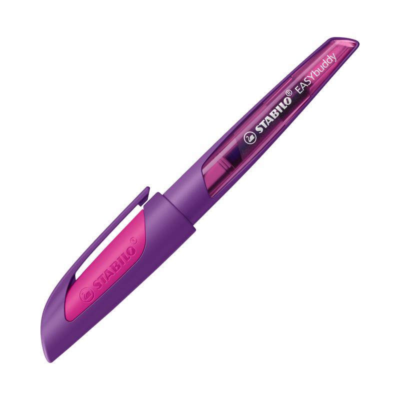 PIÓRO WIECZNE STABILO EASY PURPLE/MAGENTA M NIEBIESKIE