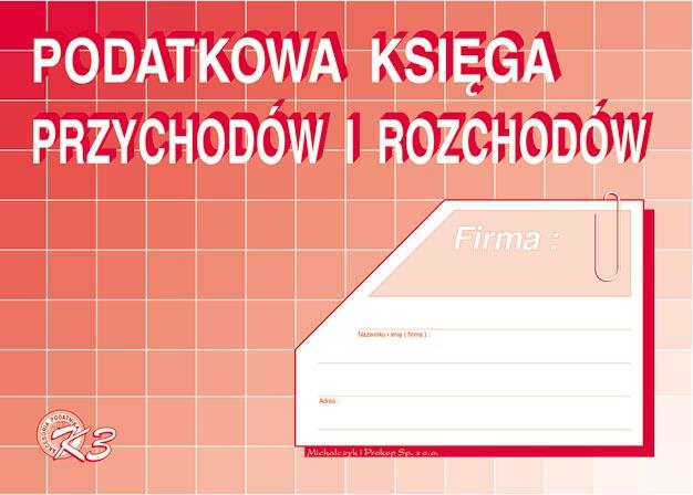 DRUK M PODATOWA KSIĘGA PRZYCH,ROZCH A5