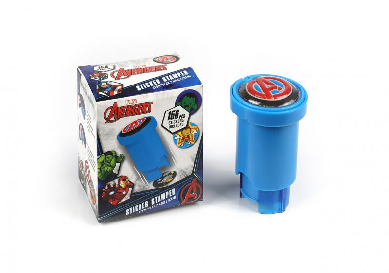 STEMPEL Z NAKLEJKAMI - MIX 2 WZORÓW, DISNEY AVENGERS