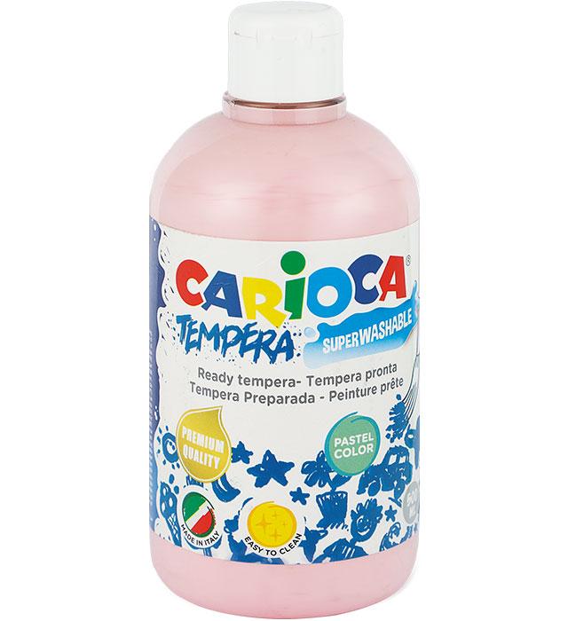 FARBA TEMPERA 500ML PASTELOWA RÓŻOWA CARIOCA