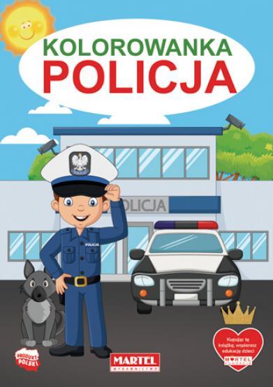 KSIĄŻECZKA KOLOROWANKA POLICJA