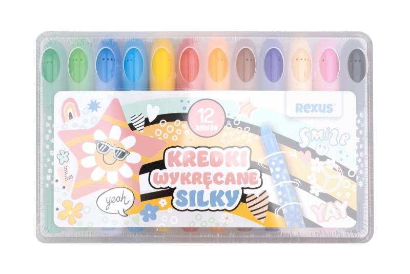 KREDKI 12 BENIAMIN WYKRĘCANE SILKY