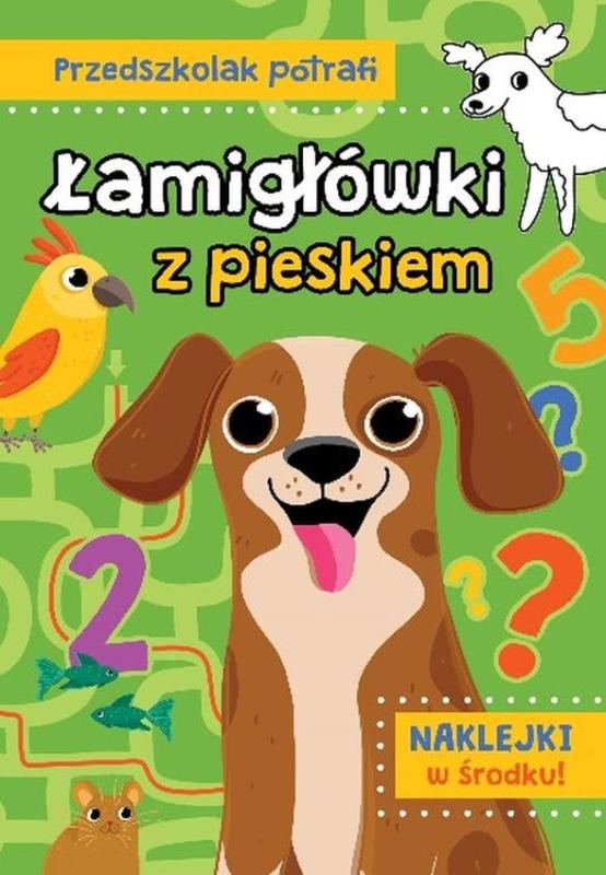 KSIĄŻECZKA PRZEDSZKOLAK POTRAFI ŁAMIGŁÓWKI Z PIESKIEM