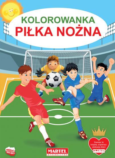 KSIĄŻECZKA KOLOROWANKA PIŁKA NOŻNA