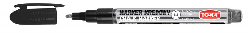 MARKER KREDOWY TOMA 1.5MM SREBRNY